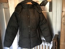 anorak jean noir tres epais .t 42/44 (L/F)*