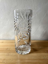 Vase droit ancien en cristal