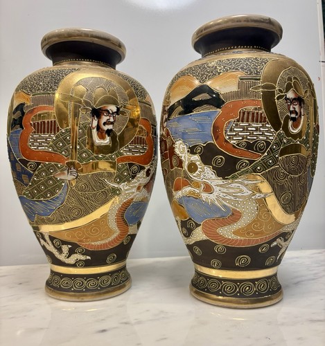 Pair japanese satsuma - pair, style