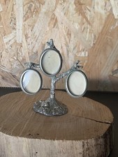 Porte Photo 3 Médaillon Arbre À Poser Vintage