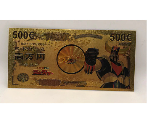 Billet 500 euros goldorak - or,