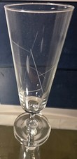 Set de 12 verres/flutes "Flandres" à champagne vintage  hauteur 15 cm