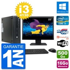 PC HP 800 G1 Ecran 22" Core