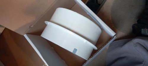 Manchon emaillé blanc d150 - ff,