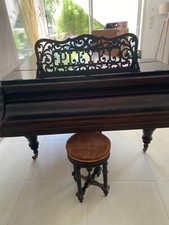 Piano demi queue Pleyel noir 19eme