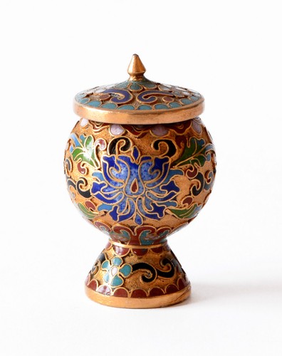 Pot cloisonné coupe chinoise - coupe,