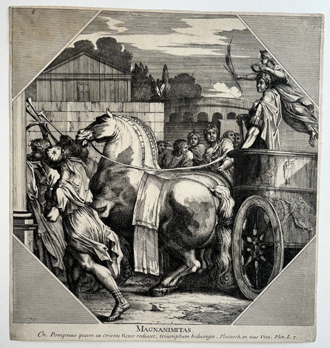 Magnanimitas gravure eau - eau, forte
