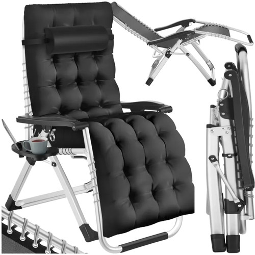 Chaise longue tectake - tectake, pliable