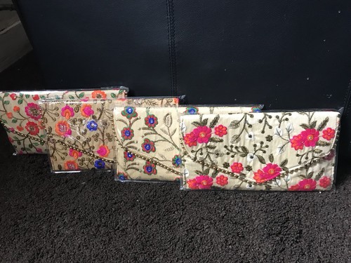 Pochette broder fait main - fait,