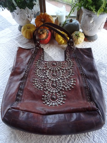 Sublime sac bijou cuir boheme - bijou,