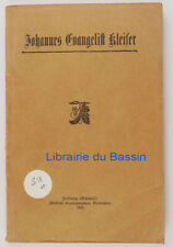 Johann Evangelist Kleiser Lebensblätter Alfons Wolhauser 1922