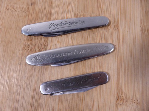 Lot anciens couteaux - de, poche
