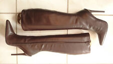 Bottes "Marron"  Sexy -- Talons Aiguilles  -  FREE LANCE Paris --- T.37,5 (Neuf)