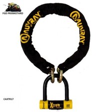 ANTIVOL CHAINE MOTO + BLOQUE DISQUE XTREM CLASSE SRA AUVRAY 13.5X170