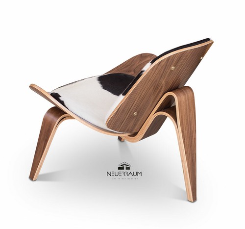 Fauteuil cuir vache - cuir, luxe