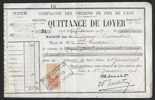 1918 chemins fer de l - 1918, :