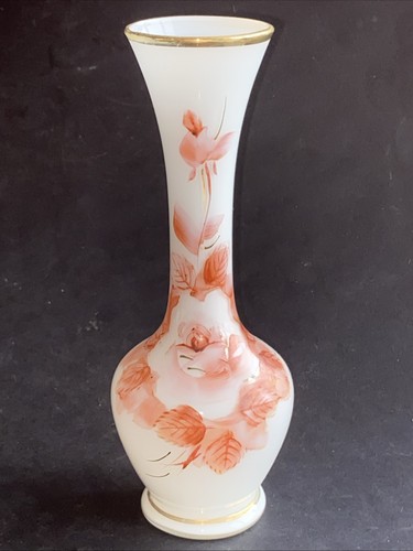 Vintage vase opaline - vase, fleurs