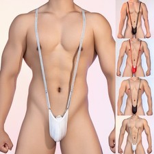 Body String Homme Taille Basse Respirant Lingerie pour Nuits Relaxantes