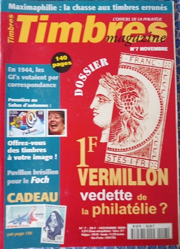 Timbres magazine 1f - magazine, /