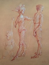 Léonor FINI : Roméo et Juliette , LITHOGRAPHIE signée, 1980