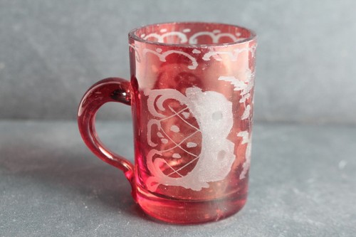 Ancien verre liqueur - verre,