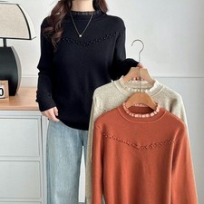 Pull Slim En Tricot Avec Col