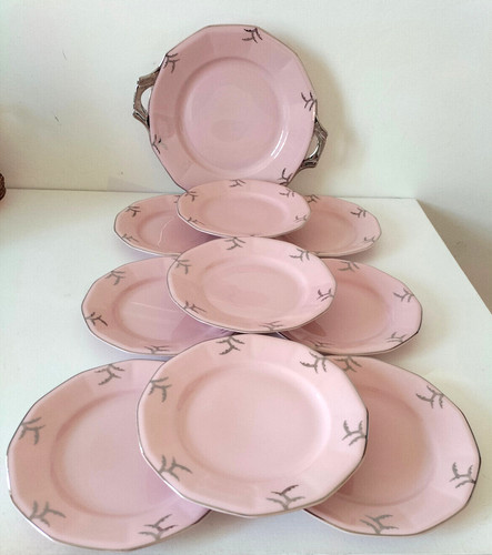 Service porcelaine rose - service,