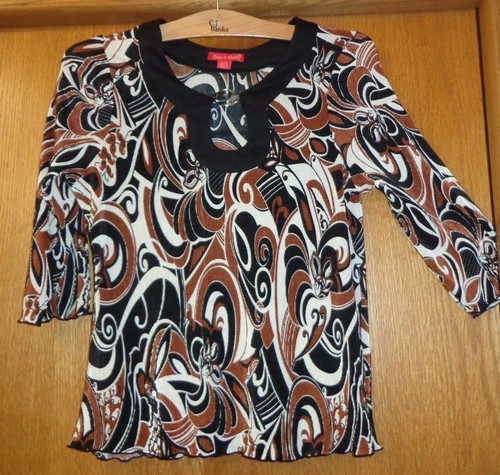 Woman black print - xl,