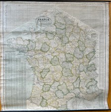 Carte de France ancienne 1908