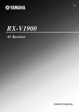 Yamaha RX-V1900 Receiver