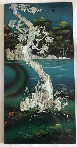 Tableau ancien panneau - ancien, bois