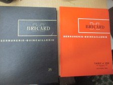Catalogue Bricard Serrurerie Quincaillerie Numéro 25 de 1965 + Tarif  Catalogue