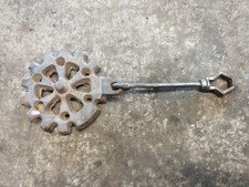 Grille de fond et sa tirette  pour Poêle Godin modèle 400