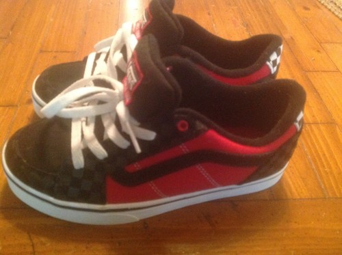 Vans old skool black red - skool, black/red