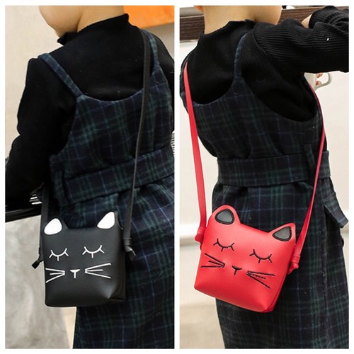 Mini sac bandoulière chat