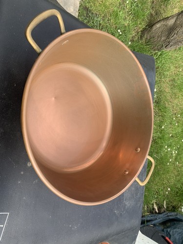 Casserole cuivre ancienne - casserole,