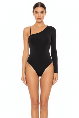 Body femme noir asymétrique