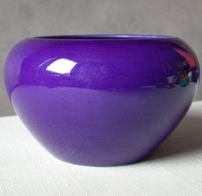 CERAMIQUE cache pot VASE bleu