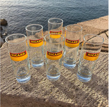 Lot de 6 Verres Tubes Ricard