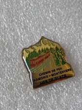 Pin’s Chemin De Fer Chamonix Montenvers Mer de Glace Gare SNCF Tgv Signé Seripub