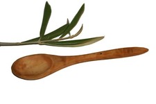 Lot de 6 petites cuillères en bois d'olivier 13 cm (réf 6108)