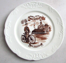 Assiette décorative Jour de Fête Sainte-Sévère Avec Jacques Tati Apilco France