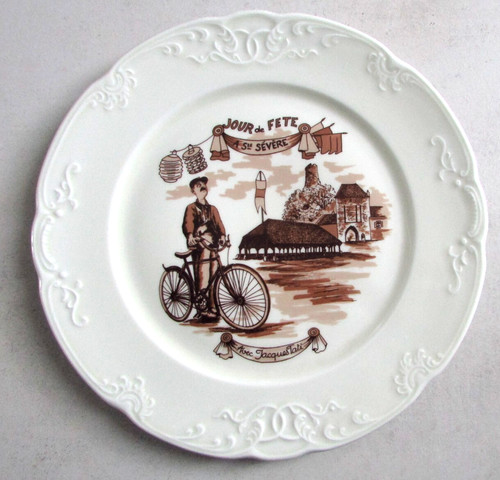 Assiette décorative jour - jour, de