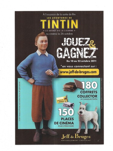 Flyer tintin milou - flyer,