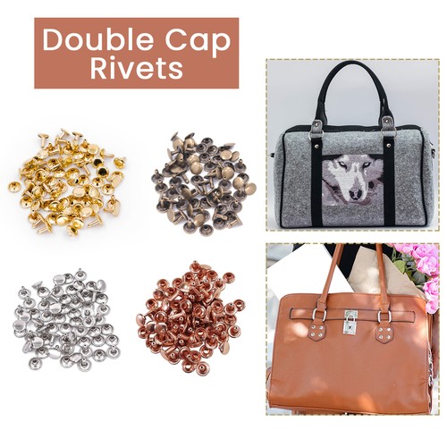 Double capuchon rivets 6 - double,