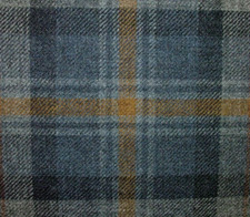100% Shetland Laine Bleu Gris