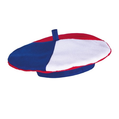 Béret adulte bleu blanc - adulte,