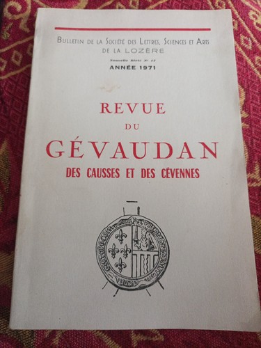 Revue gevaudan des causses - revue,