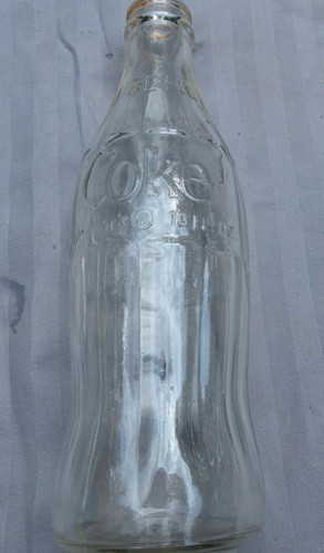 Vintage coca cola clear glass - vintage,