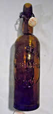 C1/ ANCIENNE BOUTEILLE BIERE WEBEL ET FILS TOURS  AMBRE 0,5L BOUCHON PORCELAINE